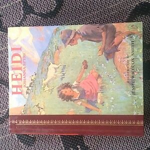 Vintage Heidi 1986 Childrens Classics Hardcover Book